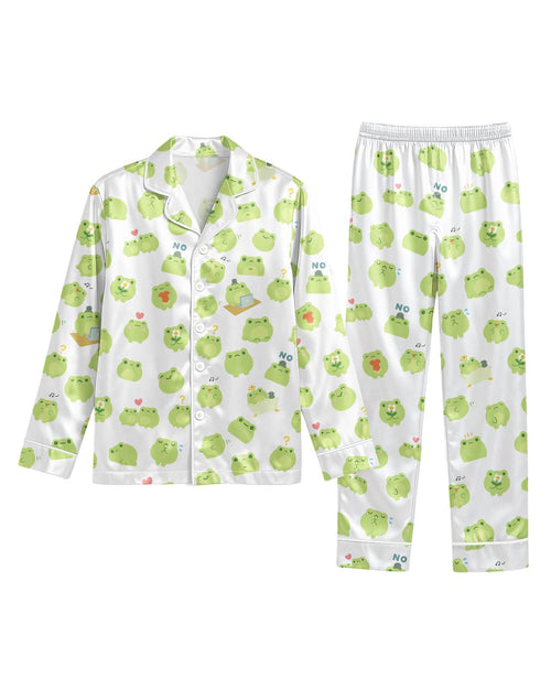 Frog satin pajamas for women - S