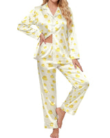 Duck satin pajamas for women
