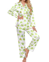Frog satin pajamas for women