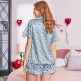 Sheep satin pajamas for women - XL