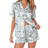 Dragonfly satin pajamas for women - S