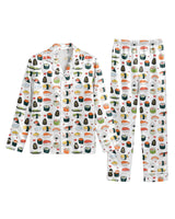 Sushi long satin pajamas for women