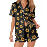 Sunflower satin pajamas for women - S