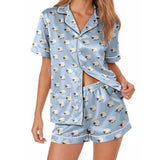 Sheep satin pajamas for women - S