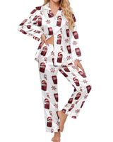 Retro Soda satin pajamas for women