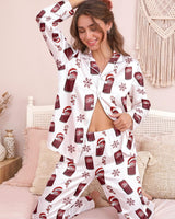 Retro Soda satin pajamas for women - XL