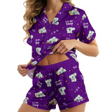 Koala short satin pajamas for women