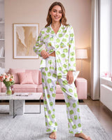 Frog satin pajamas for women - L
