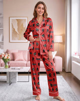 Bigfoot satin pajamas for women - L