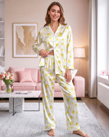 Duck satin pajamas for women - L