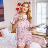 Martini satin pajamas for women