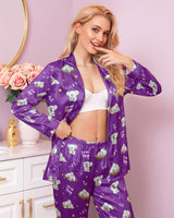 Koala long satin pajamas for women