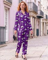 Koala long satin pajamas for women