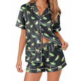 Frog satin pajamas for women - S