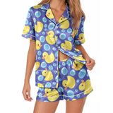 Rubber Duck satin pajamas for women - S