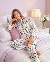 Sushi long satin pajamas for women