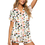 Sushi satin pajamas for women - S