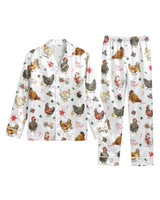 Chicken satin pajamas for women - S
