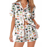 Sushi satin pajamas for women - S