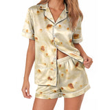 Taco satin pajamas for women - S