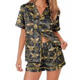 Bee satin pajamas for women - S