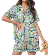 Western Cowboy short satin pajamas for women