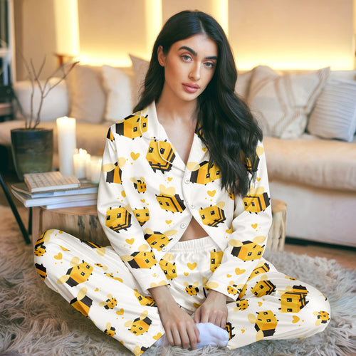 Bee thick pajama set view 3