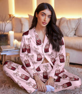 Cherry Soda Pop satin pajama set view 5