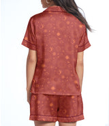 Celestial satin pajama set view 2