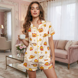 Magical Moving Castle satin pajama set view 4