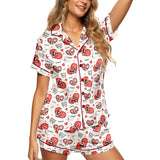 Spooky Christmas women's satin pajama set