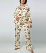 Highland Cow satin pajama set view 2