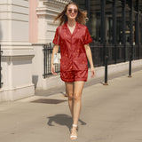 Celestial satin pajama set view 8