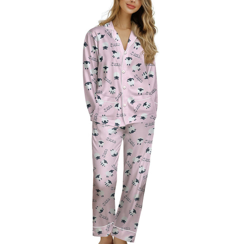 Sheep women's thick pajama set