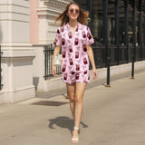 Cherry Soda Pop satin pajama set view 8