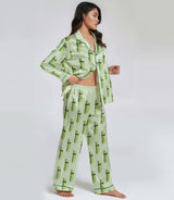 Pickle satin pajama set view 3