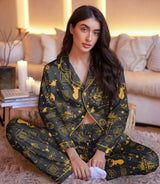 Bookish Fantasy Assassin satin pajama set view 5