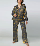 Bookish Fantasy Assassin satin pajama set view 2
