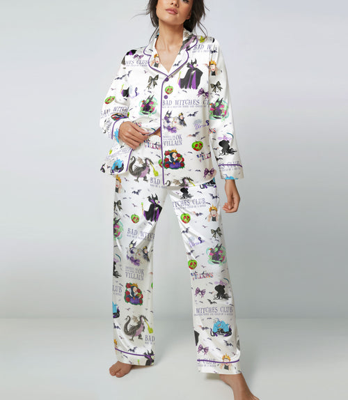 Bad Witches satin pajama set view 2