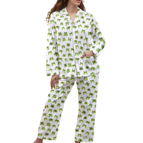 Frog thick pajama set view 2