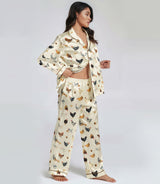 Chicken satin pajama set view 3