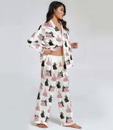 Emerald Witch Musical satin pajama set view 3