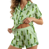 Pickle satin pajama set view 2