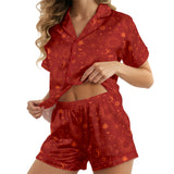 Celestial satin pajama set view 2