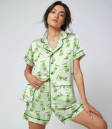 Pickle satin pajama set view 3