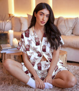 Cherry Soda Pop satin pajama set view 6