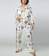 Enchanted Rose Romance satin pajama set view 2