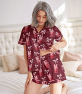 Cherry Soda Pop satin pajama set view 5