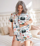 Vampire Romance satin pajama set view 5