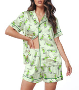 Pickle women's satin pajama set